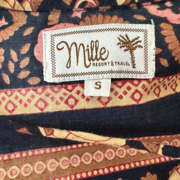 Mille Charlie Top In Nouveau Trellis Size Small Billowy Sleeves Boho Tuckernuck - Picture 15 of 16
